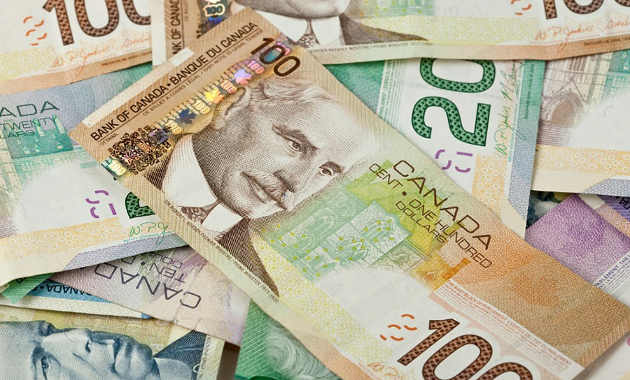 Обмін канадських доларів